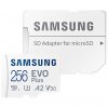 Paměťová karta Samsung Micro SDXC EVO Plus 256GB UHS-I U3 (130R/30W) + SD adaptér