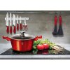 Hrnec Berlingerhaus s mramorovým povrchem a poklicí 20 cm Burgundy Metallic Line BH-1256