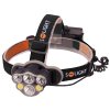 Čelovka Solight 550 lm, Li-Ion, USB - černá