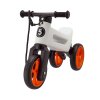 Odrážedlo FUNNY WHEELS Rider SuperSport bílé/oranž. 2v1+popruh,výš.sedla28/30cm nos.25kg 18m+v sáčku