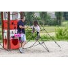 Odrážedlo FUNNY WHEELS Rider SuperSport fialové 2v1+popruh, výš. sedla 28/30cm nos 25kg 18m+ v sáčku