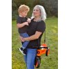 Odrážedlo FUNNY WHEELS Rider SuperSport oranž. 2v1+popruh, výš. sedla 28/30cm nos. 25kg 18m+ v krabi