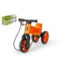 Odrážedlo FUNNY WHEELS Rider SuperSport oranž. 2v1+popruh, výš. sedla 28/30cm nos. 25kg 18m+ v krabi