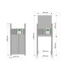 Komplet automatického otevírání a zavírání kurníku JOSTechnik HK-Bat 34x55 R