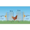 Nevodivá síť pro drůbež KERBL 292279, 106 cm x 25 m / 2 hroty
