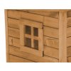 Dřevěná bouda pro kočky KERBL 81564 RUSTICA, 57x45x43 cm, hnědá