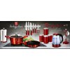Pekáč Berlingerhaus kulatý s mramorovým povrchem a poklicí 32 cm Burgundy Metallic Line BH-1264