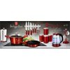Pekáč Berlingerhaus kulatý s mramorovým povrchem a poklicí 32 cm Burgundy Metallic Line BH-1264