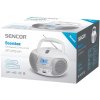 Boombox s Bluetooth Sencor SPT 2700 WH CD/MP3/USB/BT