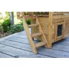Bouda pro kočky s terasou KERBL 82790 LODGE, 77x50x73cm