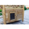 Bouda pro kočky s terasou KERBL 82790 LODGE, 77x50x73cm