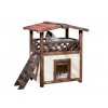 Zateplená bouda pro kočky KERBL 81529 4-SEASON DELUXE, 88x57x77cm