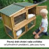 Dřevěná králíkárna VIMPERK, 1060x530x910 mm