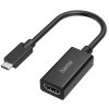 Redukce Hama USB-C/HDMI, UHD/4K - černá
