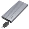 Externí rámeček Lexar E10 Box na SSD M.2 NVMe/SATA - stříbrný