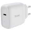 Napájecí adaptér Trust Maxo 45 W USB-C s kabelem USB-C/USB-C, 2 m - bílý