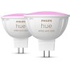 Chytrá žárovka Philips Hue 6,3 W, MR16, GU5,3, White and Color Ambiance, 2 ks