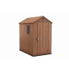 Zahradní domek Keter Darwin 4 x 6 hnědý, s podlahou
