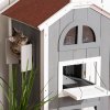 Domeček pro kočky MINILA grey - 59 x 55 x 109 cm