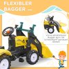 Šlapací traktor s přívěsem HOMCOM