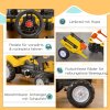 Šlapací traktor s přívěsem HOMCOM