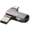 Flash USB Lexar JumpDrive D400 Dual, 32GB USB 3.1 - USB-C - šedý
