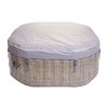 Mobilní (nafukovací) vířivka Belatrix Luxury 155 Rattan  + dárek slevový kód AKCE u produktu a vyprodání zásob.
