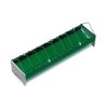 2528 zlabove krmitko pro slepice drubez 13x50cm siroke otvory plastove