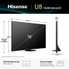 Televizor HISENSE 75U8Q Mini LED QLED