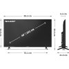 Televizor SHARP 40HA1205E FRAMELESS FHD