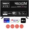 Televize MASCOM TVMC22TFW11, WebOS, DVB-T2/S2, WIFI, 12V DC Travel TV