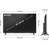 Televize Sharp 32HF3265E qled google smart hd