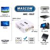 Převodník MASCOM AHC 01-LT, konvertor 3AV na HDMI