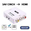 Převodník MASCOM AHC 01-LT, konvertor 3AV na HDMI