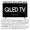 Televize Finlux TV65FQK9070 - QLED ANDROID, ULTRATENKÁ, BEZRÁMEČKOVÁ