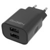 Nabíječka do sítě GoGEN ACH 204, 2x USB 2A (10W) - černá