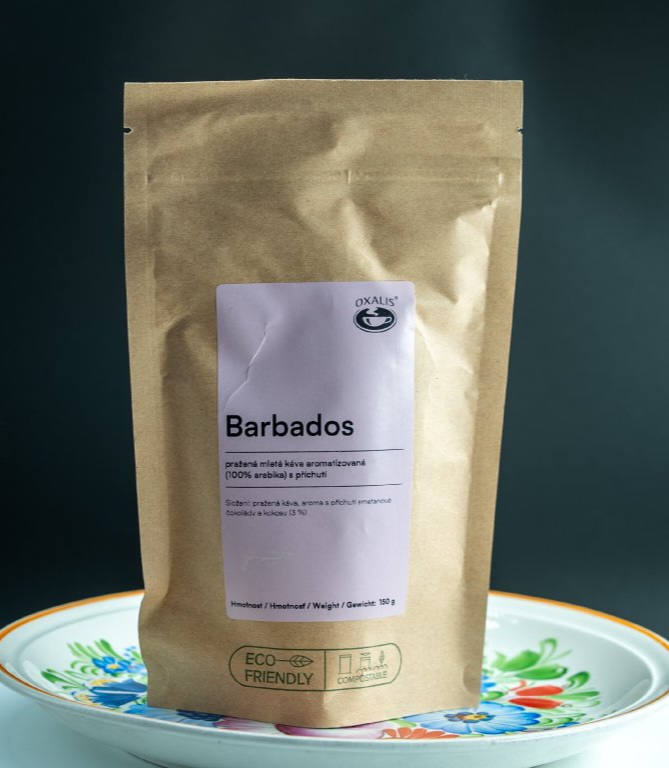 TIP TÝDNE: Barbados 150 g - káva, aromatizovaná, mletá - Oxalis