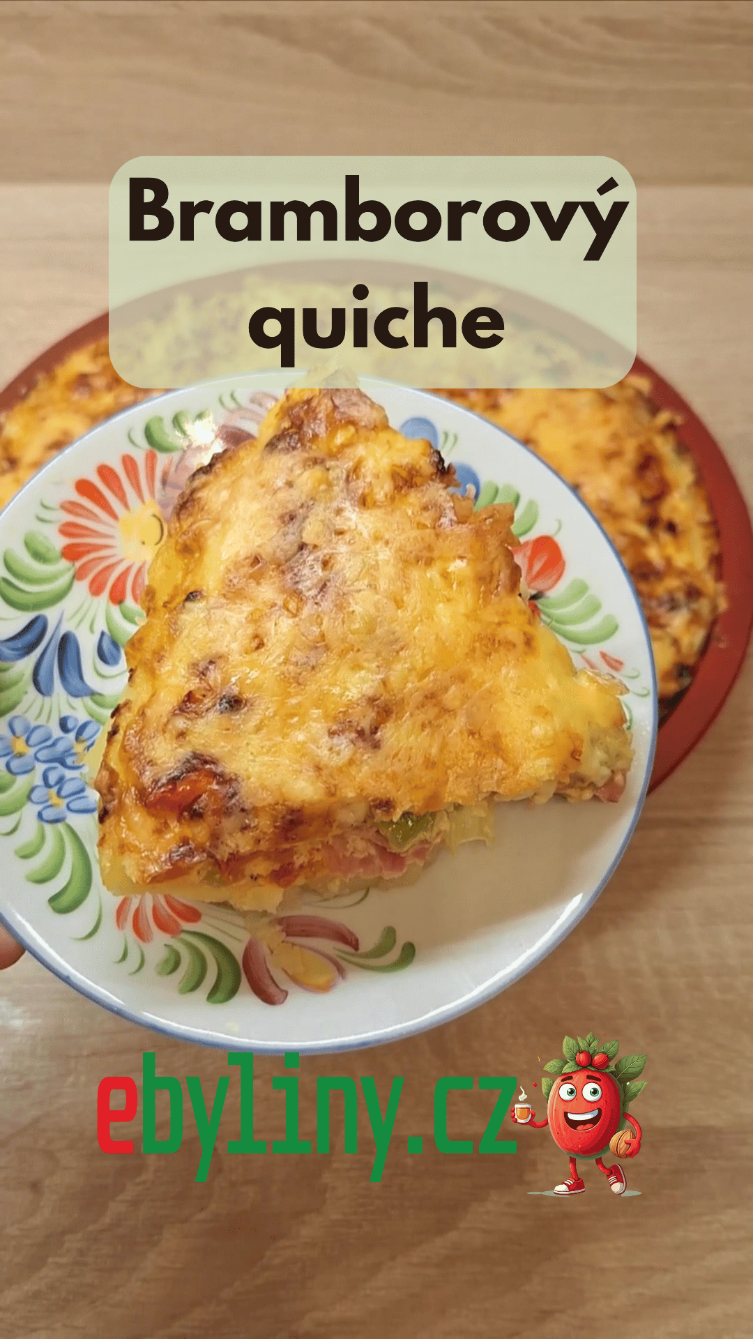 Bramborový quiche
