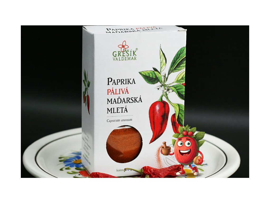 Paprika PÁLIVÁ maďarská mletá 50 g GREŠÍK Dobré koření
