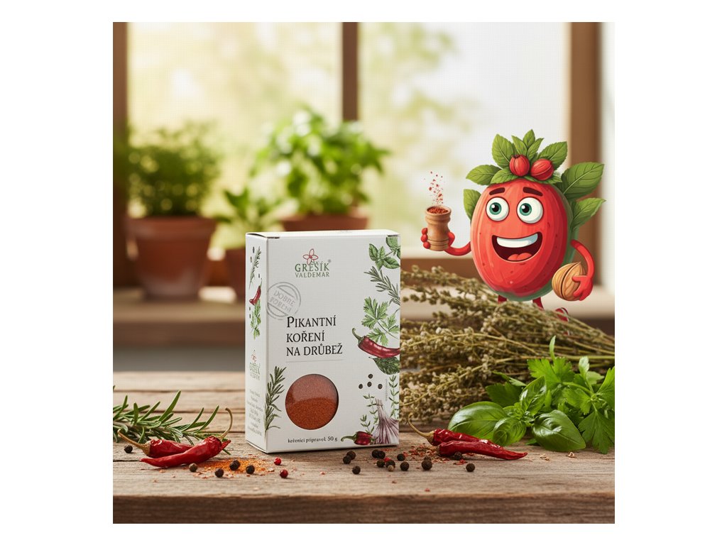 Pikantní koření na drůbež 50 g GREŠÍK Dobré koření