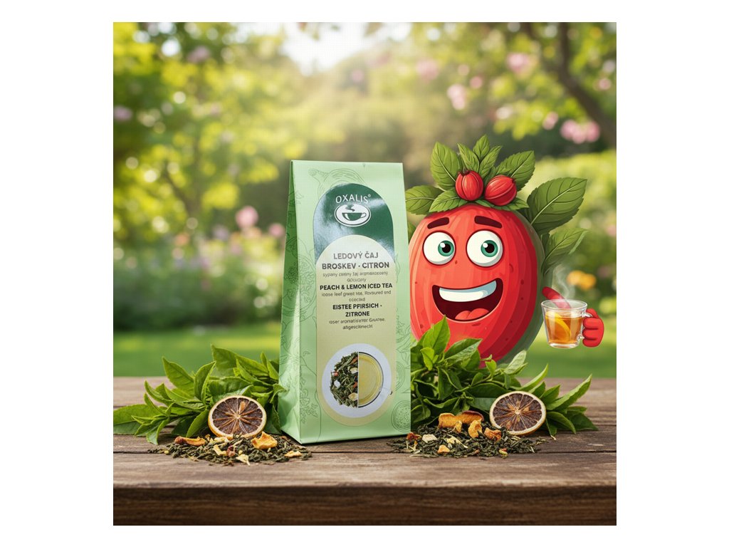 Ledový čaj Broskev Citron 70 g Oxalis