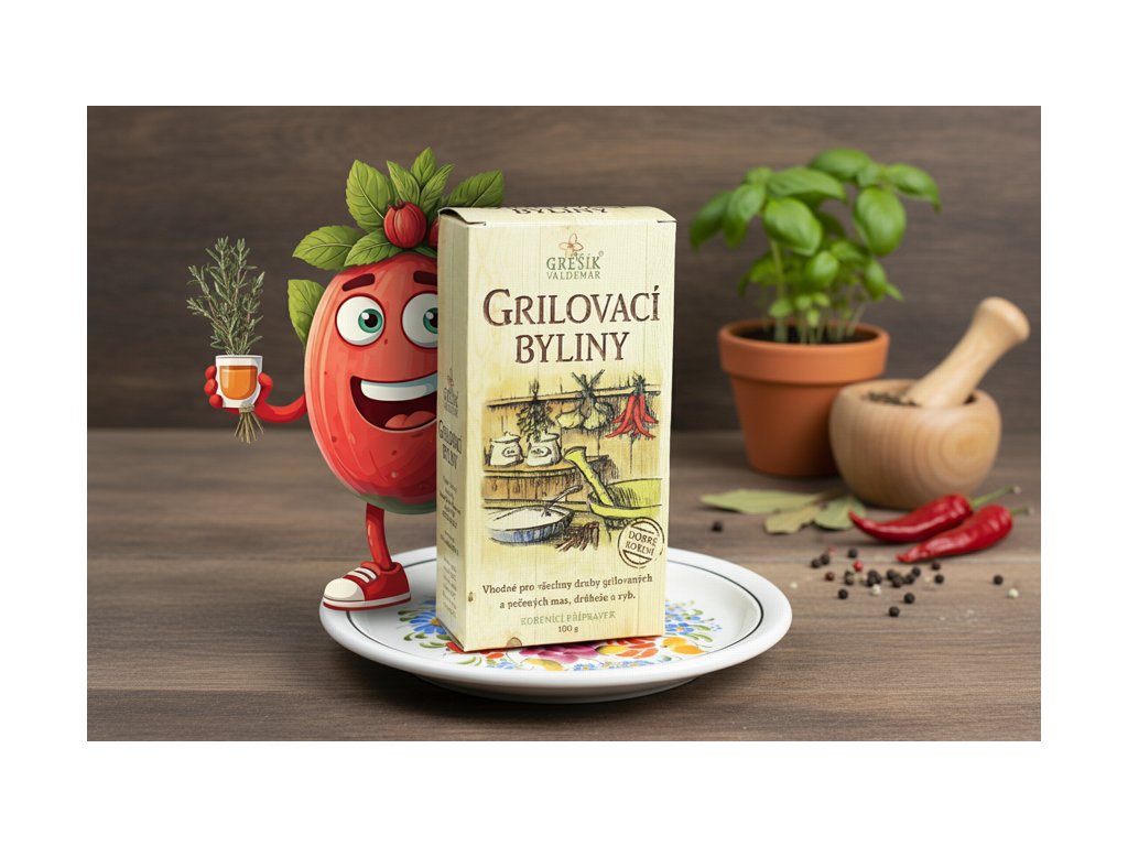 Grilovací byliny 100 g GREŠÍK Dobré koření