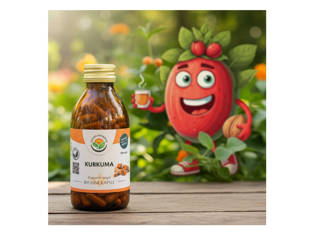Kurkuma kapsle 120 ks