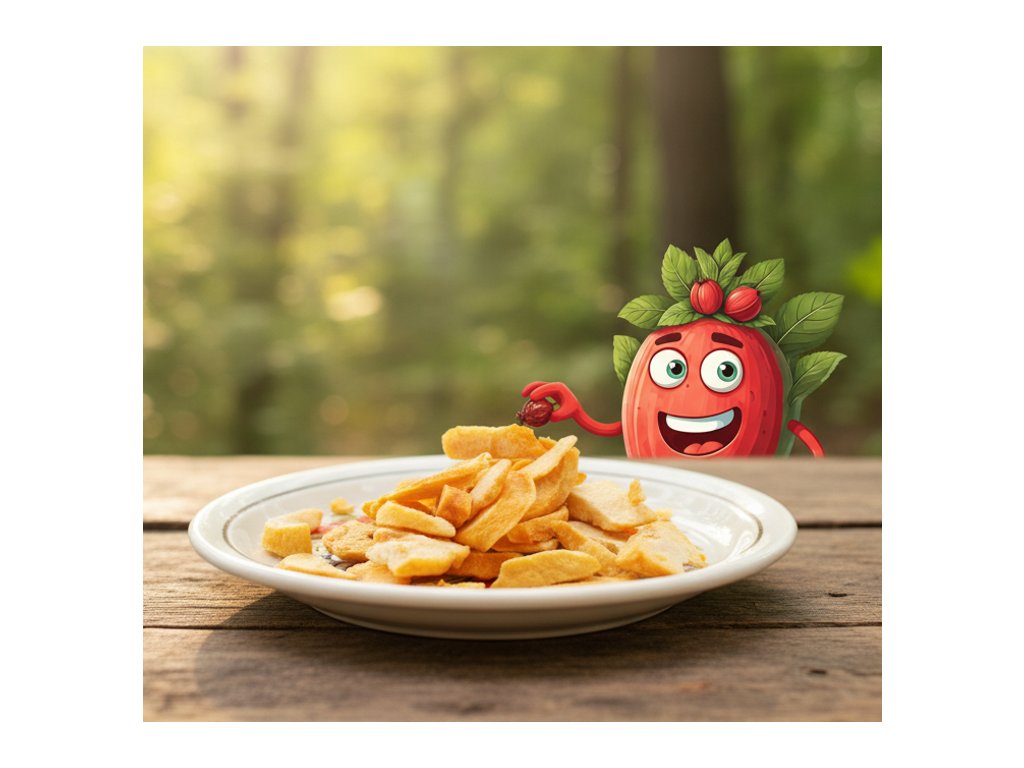 Broskve plátky sušené mrazem 35 g VitaCup