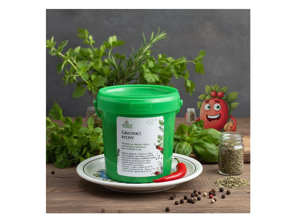 Grilovací byliny 300 g KBELÍČEK GREŠÍK Dobré koření