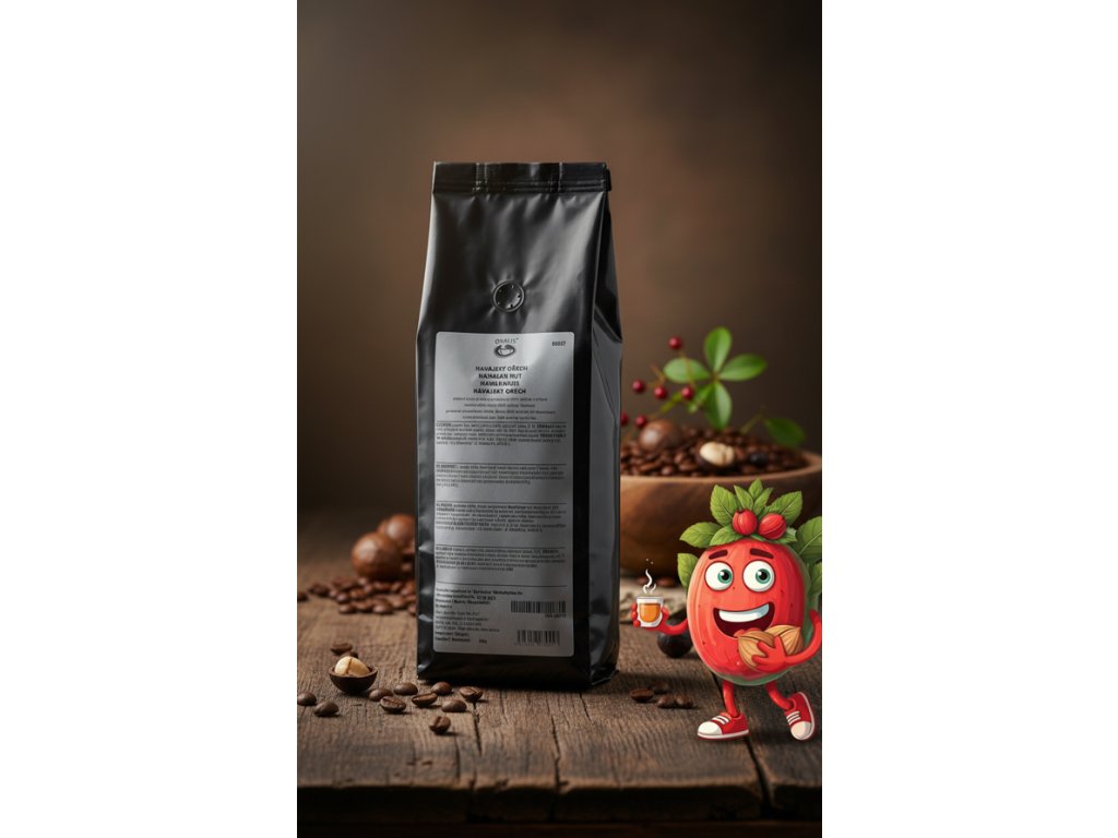 Havajský ořech 0,5 kg káva, aromatizovaná Oxalis