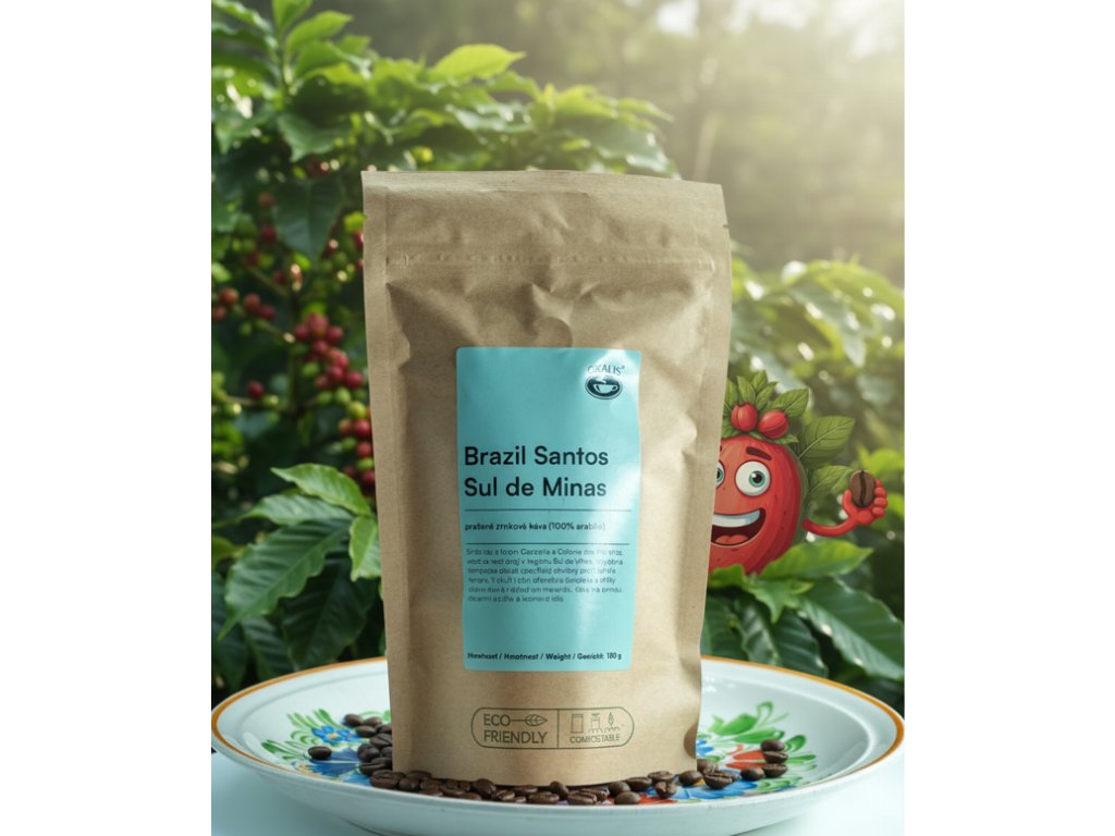 Brazílie Santos Sul de Minas 150 g káva Oxalis