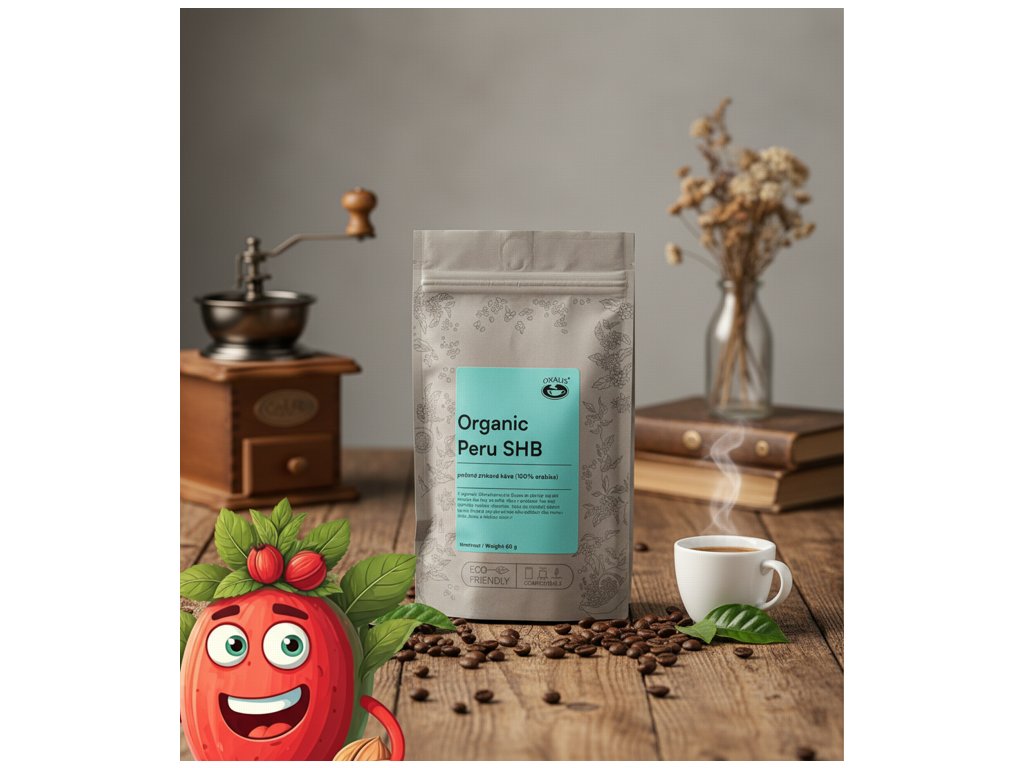 BIO Peru SHB 150 g káva Oxalis