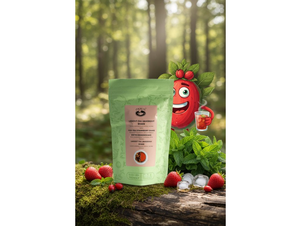 Ledový čaj Jahodový shake 80 g Oxalis