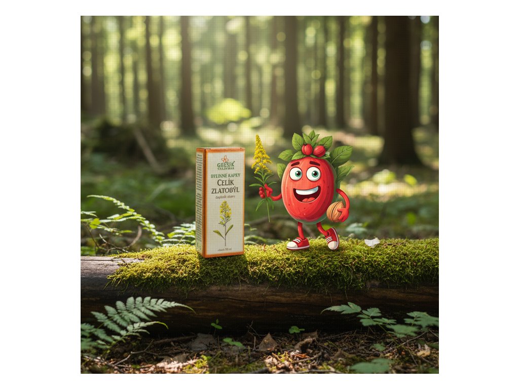 Celík zlatobýl kapky 50 ml GREŠÍK Z 40 líh, Bylinné kapky